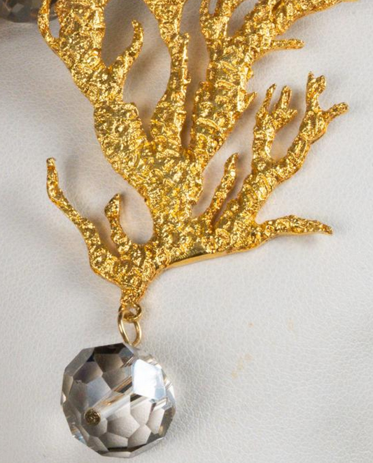 Coral Majesty Earrings by Viviana Puello