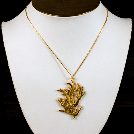 Coral Majesty Pendant by Viviana Puello