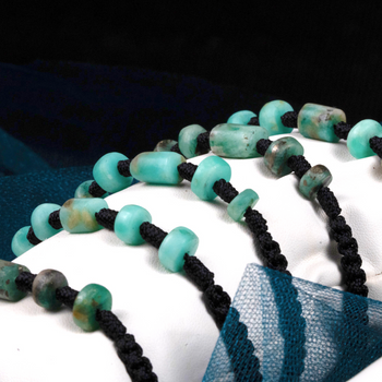 Emerald Friendship Bracelet by Viviana Puello