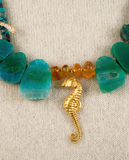 Seahorse With Star Necklace